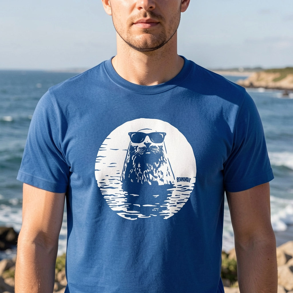 T-shirt unisexe | Bella + Canvas | Phoque Lunettes