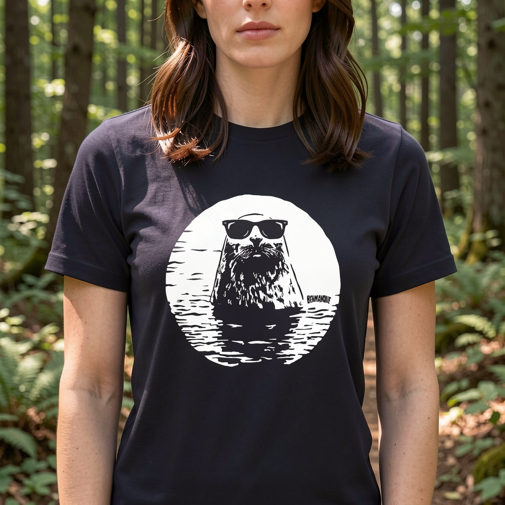 T-shirt unisexe | Bella + Canvas | Phoque Lunettes