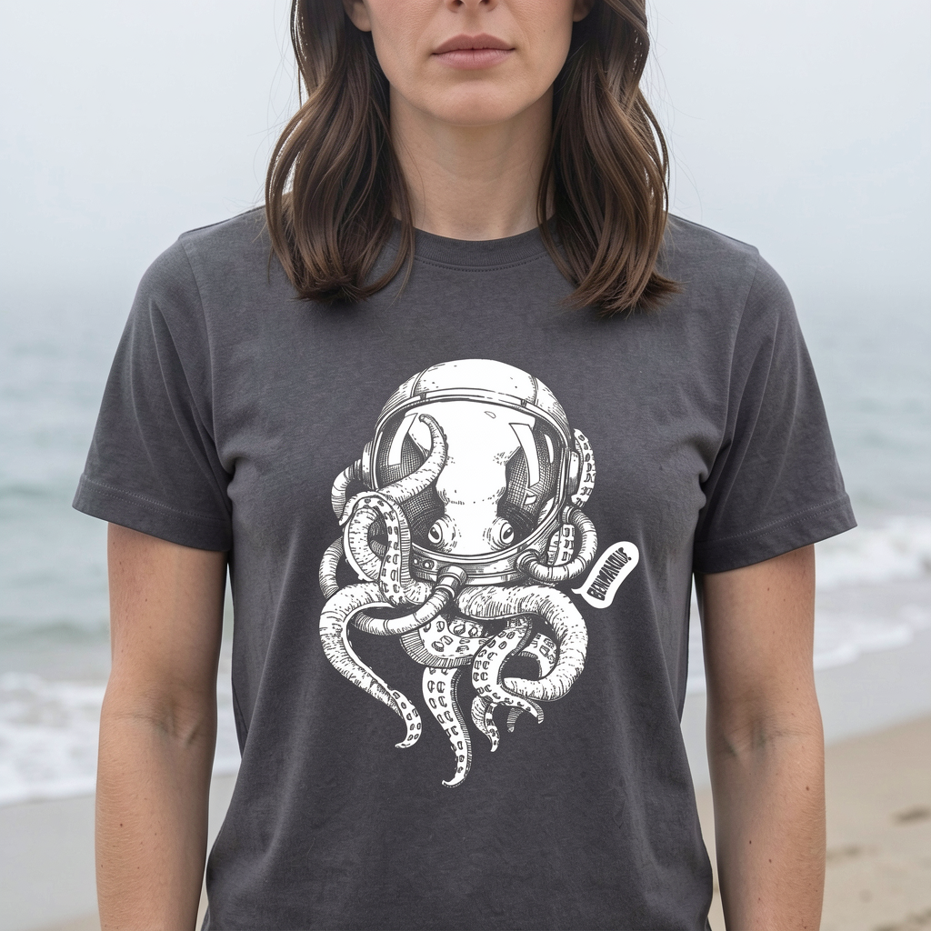 T-shirt coton doux | Gildan | Pieuvre